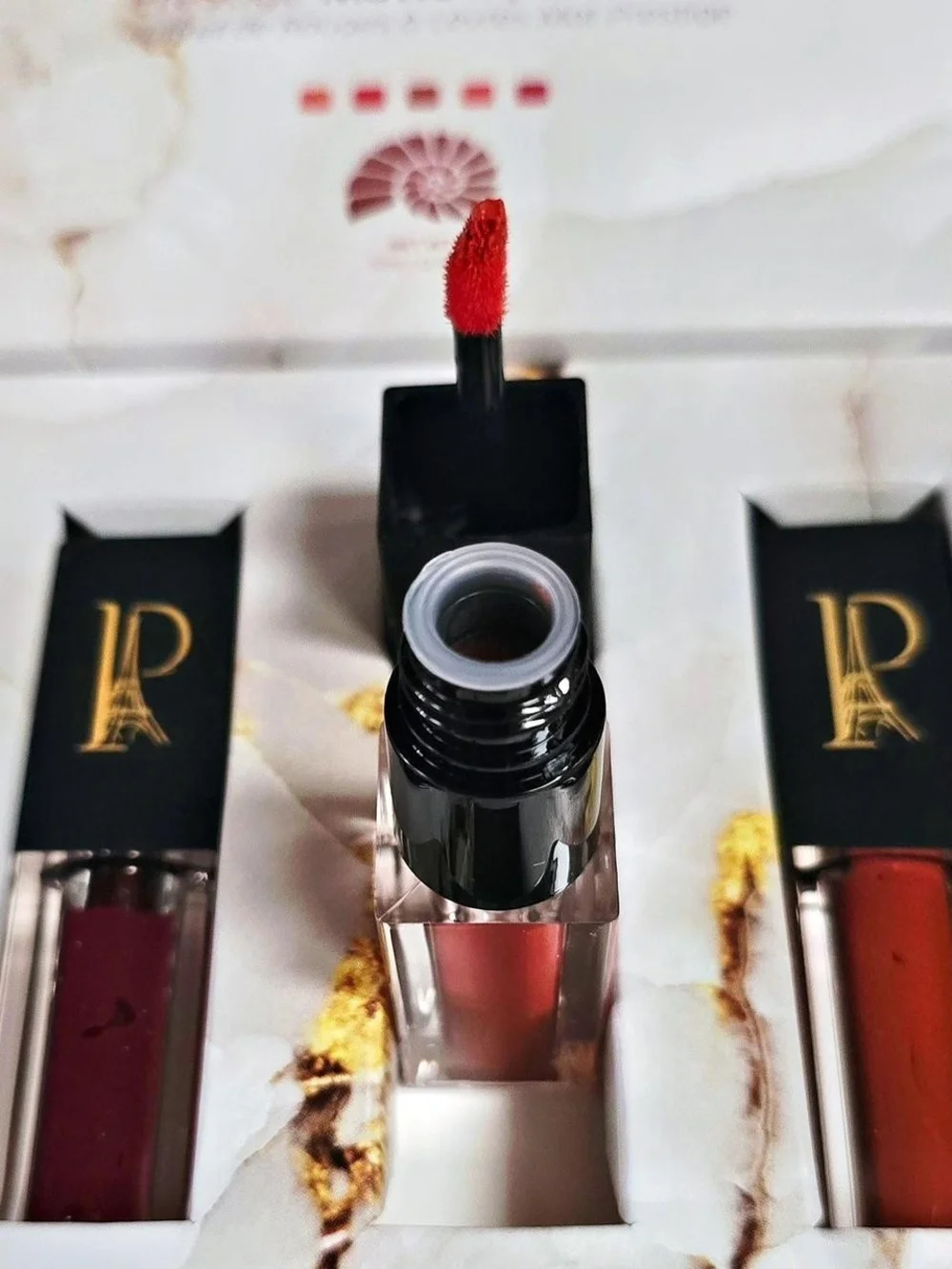 Paris Liquid Touch 5-Piece Matte Lipstick Set - Mixed Red & Plum Shades